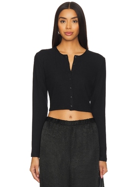 LESET LAUREN 短款羊毛衫 黑色REVOLVE小众新款