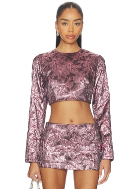 Milkwhite 上装 粉色 y2k辣妹风REVOLVE小众新款