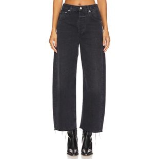 Citizens 新品 Humanity黑色弯刀裤 REVOLVE 复古风牛仔裤 春季