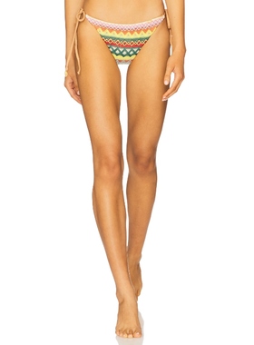 Luli Fama 比基尼泳裤 Yellow,Tan y2k辣妹风REVOLVE小众新款