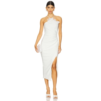 ELLIATT DRESS 中长款连衣裙女夏 白色REVOLVE小众新款