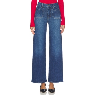 MODERNIST 复古风REVOLVE小众新款 喇叭口 美式 蓝色 FRAME