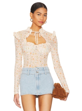 MORE TO COME 上装REVOLVE时尚小众新款弹力网纱面料休闲舒适衬衫