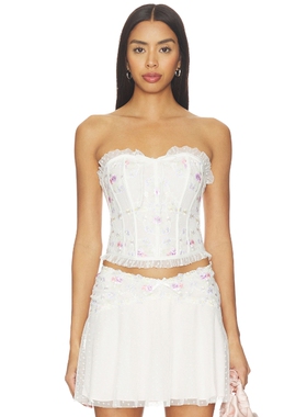 For Love & Lemons SPRING BLOSSOM 紧身上装 26春夏新品 revolve
