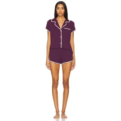 eberjey FRIDA SHORTIE PJ 套装 酒REVOLVE小众新款