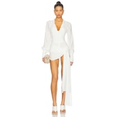 Shui JEANNIE 裙子 Kim 白色REVOLVE小众新款