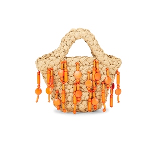 Beige SIMONMILLER 迷你手提包 MERCADO OrangeREVOLVE小 BEADED