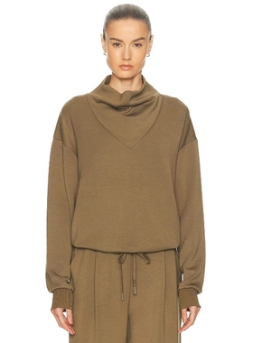 Varley BETSY 运动衫 橄榄色REVOLVE小众新款