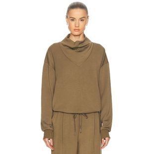 Varley BETSY 运动衫 橄榄色REVOLVE小众新款冬季保暖