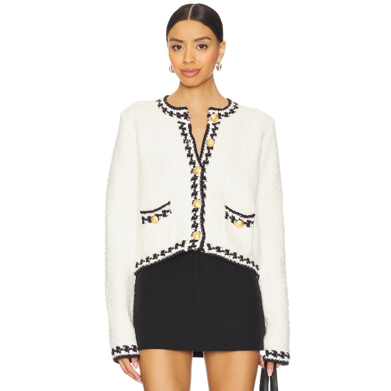 John & Jenn by Line 开衫 奶油色羊毛衫REVOLVE