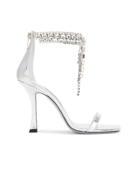 Jimmy Choo 周仰杰 VERITY 鞋履 金属银色REVOLVE新款女鞋