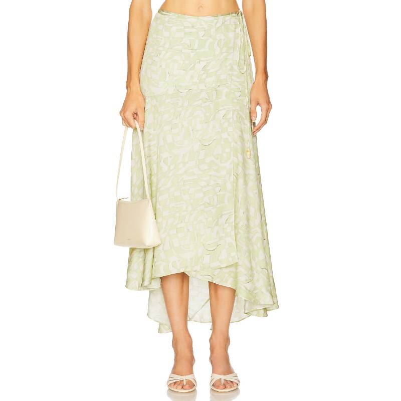 [冬季新品]Alexis ALZENA 半身裙 天蓝 REVOLVE小众