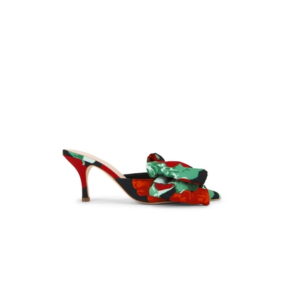 [春节穿搭]Loeffler Randall Margot Bow Mule红色，绿色REVOLVE