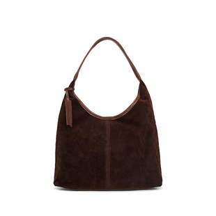 8 Other Reasons 手提包棕色麂皮复古大容量通勤包慵懒风REVOLVE