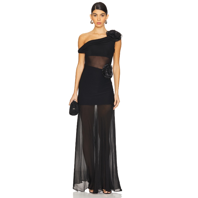 Deme by Gabriella ABBY 长裙 黑色REVOLVE小众新款