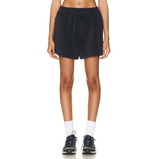 REVOLVE小众新款 短裤 舒适运动裤 休闲风简约五分裤 藏青色美式