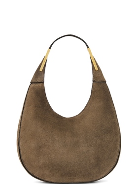 Savette SMALL FLORENCE 麂皮包袋 棕色手提包REVOLVE小众新款