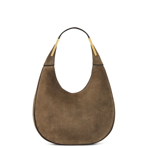 Savette SMALL FLORENCE 麂皮包袋 棕色手提包REVOLVE小众新款