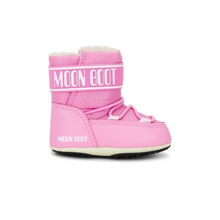 雪地靴粉色短款 CRIB 保暖滑雪鞋 REVOLVE小众新款 MOON 儿童款 BOOT