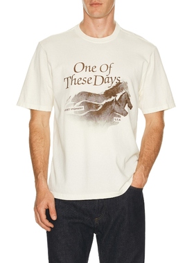 ONE OF THESE DAYS LOST HIGHWAY T恤 白色REVOLVE小众新款