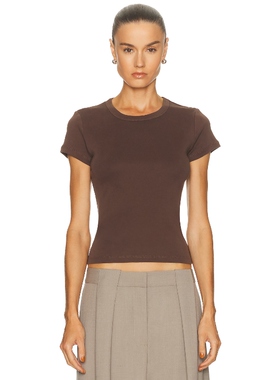 St. Agni 上装 巧克力色 y2k辣妹风REVOLVE小众新款