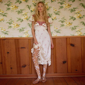 中长款 连衣裙象牙白碎花度假revolve新款 Free People 春季 新品