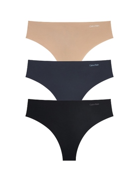 Calvin Klein Underwear CK 丁字裤 Nude,NavyREVOLVE小众新款