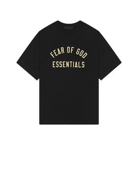 Fear of God ESSENTIALS T恤 黑色REVOLVE小众新