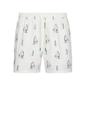 Fair Harbor 游泳短裤 白色 运动复古风REVOLVE小众新款