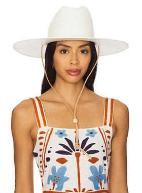Brixton Marina Panama Lifeguard Hat 白色REVOLVE小众新款