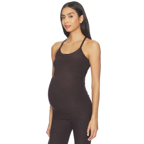 [秋冬新品]Beyond Yoga黑色背心细肩带通勤修身美式上装REVOLVE