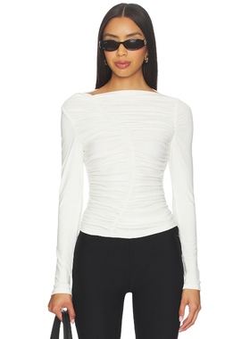 [冬季内搭]MADISON THE LABEL  长袖上衣 白色辣妹风REVOLVE新款