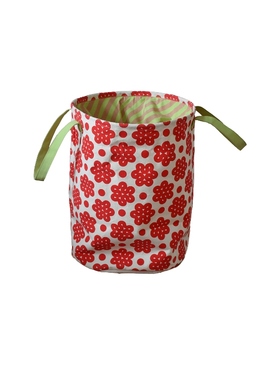 Dusen Dusen Raspberry Canvas Laundry Hamper 红色REVOLVE小众