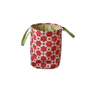 Dusen Dusen Raspberry Canvas Laundry Hamper 红色REVOLVE小众