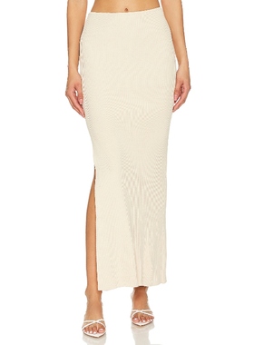 Line ＆ Dot LOCKHEART 长款针织半身裙 REVOLVE小众新款