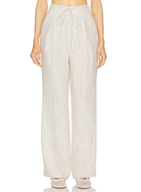 [春季新品]L'Academie MANON 长裤 米色 美式休闲风REVOLVE