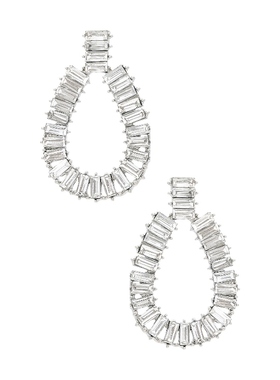 SHASHI EMPRESS 耳饰revolve时尚小众新款银色