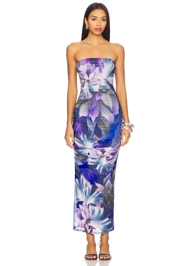 AFRM MARLO 裙子 紫色REVOLVE小众新款