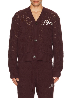 Honor The Gift 威少潮牌 CABLE 开衫 酒REVOLVE小众新款