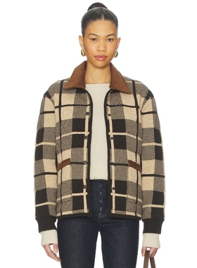 Guest In Residence 夹克 棕色 美式休闲风REVOLVE小众新款