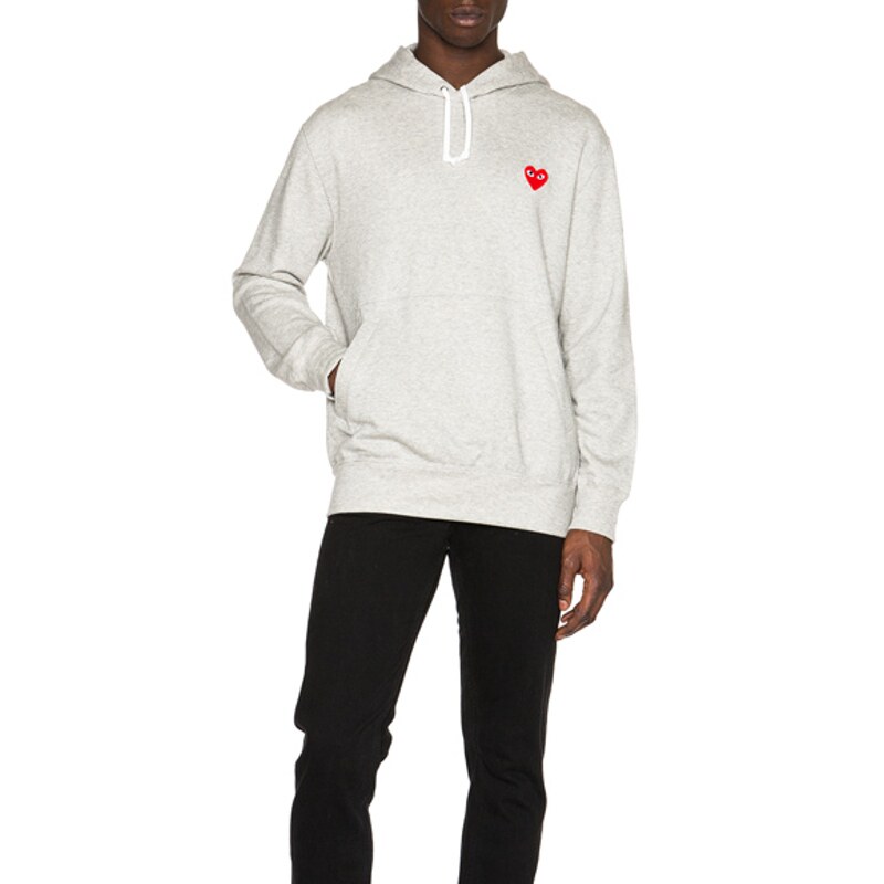 COMME des GARCONS PLAY RED CDG川久保玲连帽衫保暖REVOLVE内搭