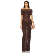 Ori MILANA 裙子 Arcina 棕色REVOLVE小众新款