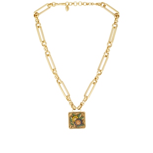 Brinker + Eliza ADELINE 垂褶项链 金属金色REVOLVE小众新款