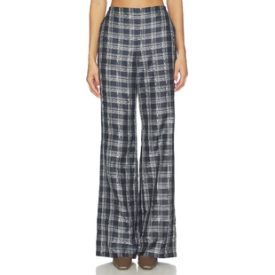 FLUID 休闲风REVOLVE小众新款 长裤 美式 藏青色 Theory