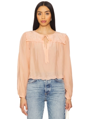 [春节穿搭]Ciao Lucia JONA 长袖上装 桃红色 y2k辣妹风REVOLVE