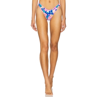 Kulani Kinis HIGH LEG THONG 比基尼泳裤 蓝色REVOLVE