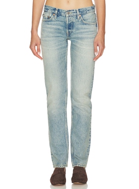 RE/DONE 紧身裤 蓝色 美式复古风REVOLVE小众新款