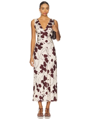 FAITHFULL THE BRAND SIGNE 长裙 象牙白REVOLVE小众新款