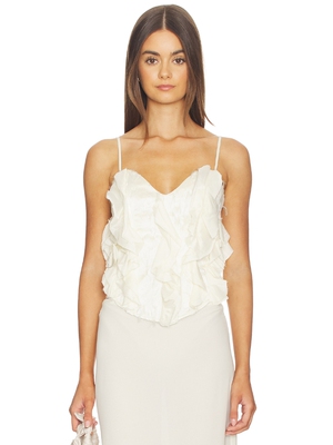 Kim Shui EMMA LACE UP BUSTIER 上装 revolve小众新款