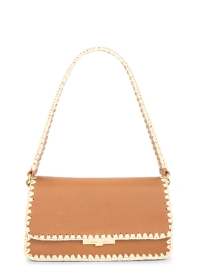 Rebecca Minkoff Berkley Flap Shoulder W/ Raffia 26早秋新品 r